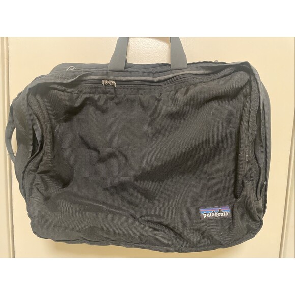 Vintage Patagonia Convertible Travel Briefcase - Backpack Overnight Bag Black - Picture 6 of 16
